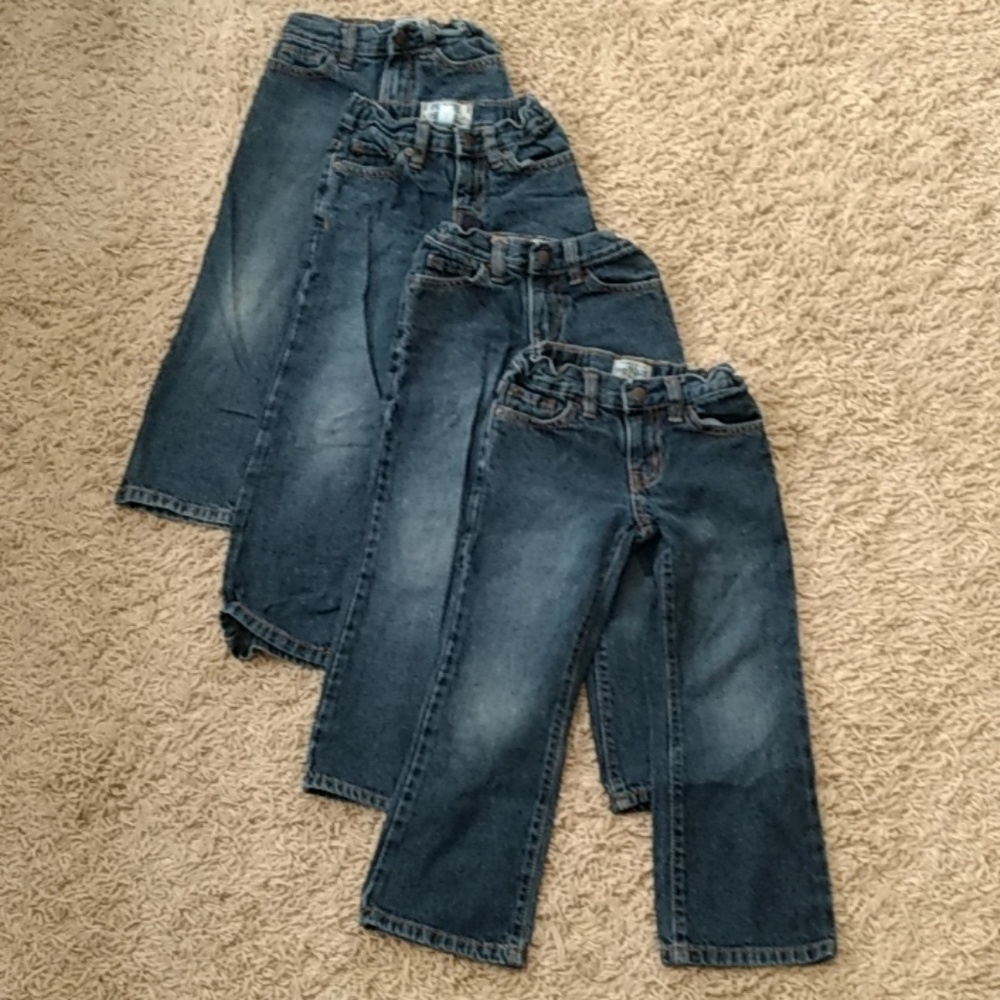 Lot of 4 pairs of boys jeans